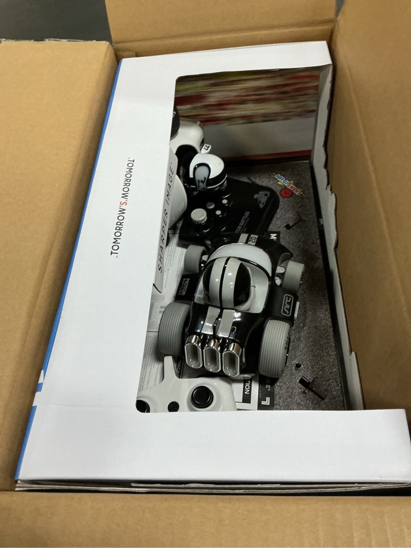 Condition photo showing Good Condition for Sharper Image® Motor Battles RC Team Battle Racers – Remote Control Combat Cars with LED Lights & Damage Indicators for Multiplayer Action| RC Stunt Bumper Car Fighting Game| Toy Gift for Boys Kids