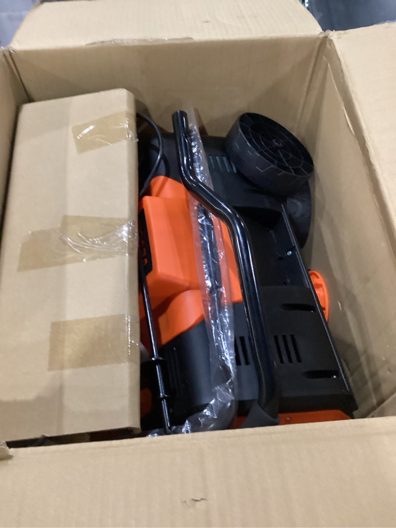 Condition photo showing New/Like New for VEVOR Electric Snow Blower, 20 inch 15A Corded Snow Thrower with Dual LED Headlights & 180° Rotating Chute, 25FT Throwing Distance, 12" Depth Clearing, Walk-Behind Snowblower for Driveway Sidewalk