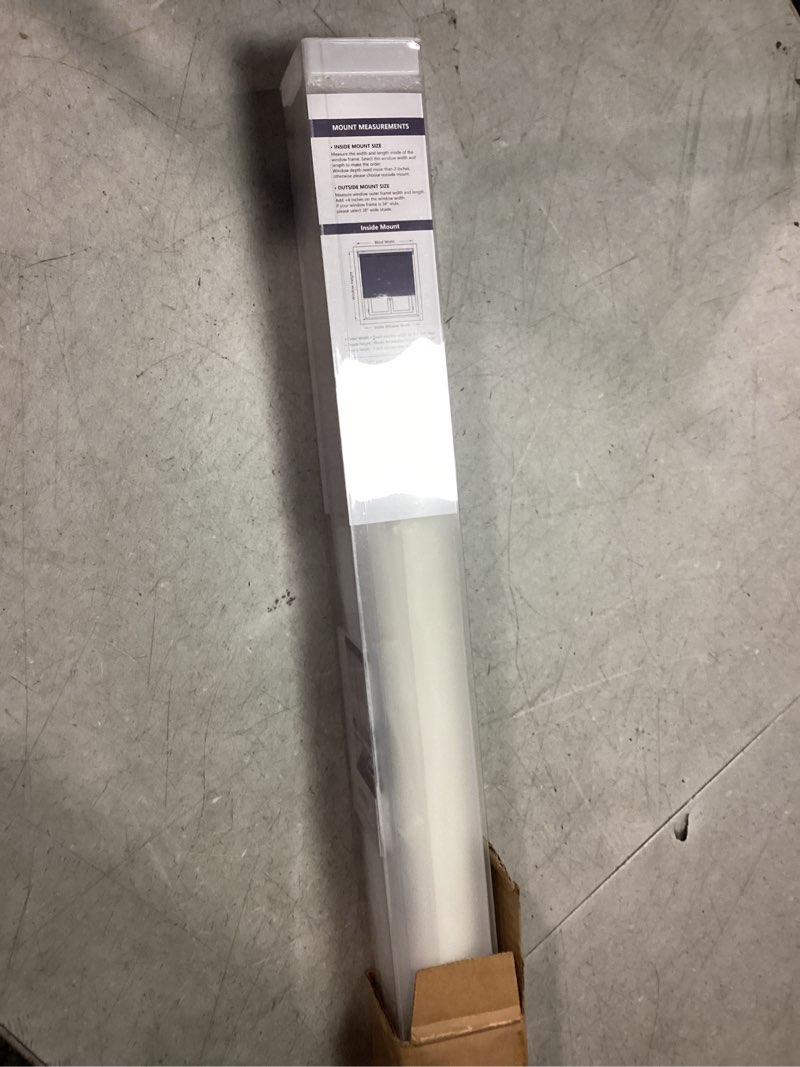 Condition photo showing New/Like New for AOSKY Cordless Roller Shades Blackout Blinds for Windows Room Darkening Rolled Up Shades with Spring System, UV Protection Window Shades Door Blinds for Home and Office (26" W x 72" H, Ivory) 26"W x 72"H Ivory