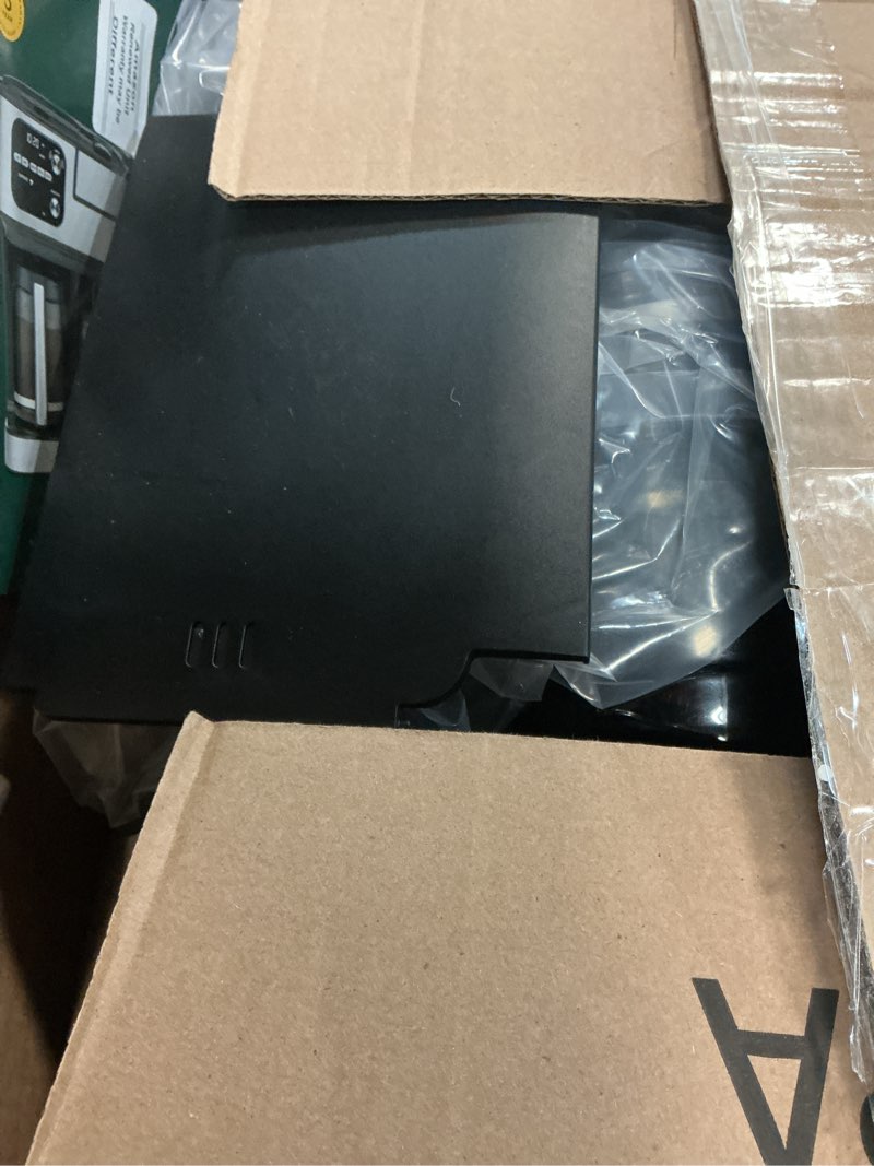 Condition photo showing As Is for cuisinart coffee center barista bar 4-in-1 coffee maker, single-serve pods compatible, coffeemaker, three brewing sizes, ss-4n1nas, black black 12-cup