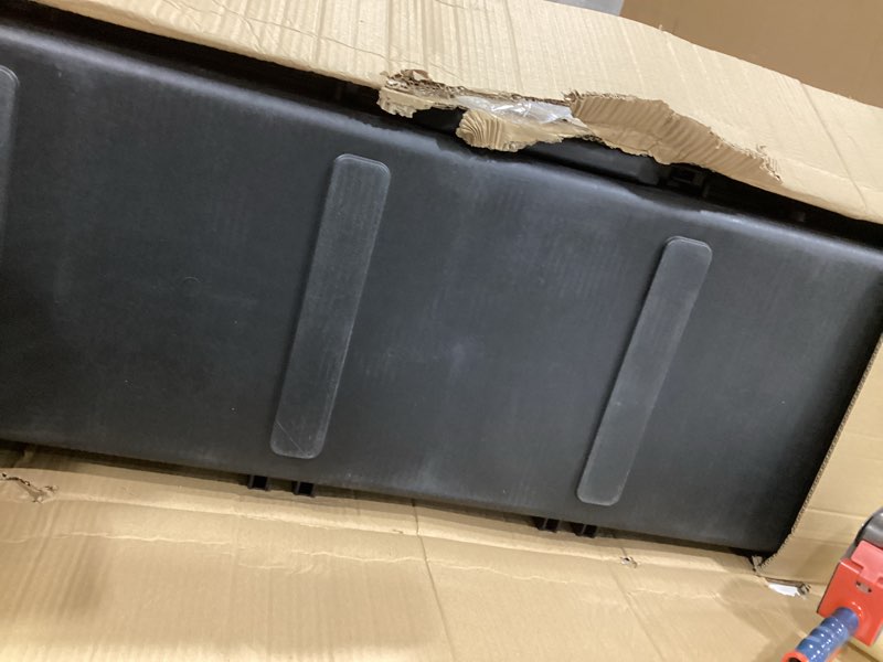 Condition photo showing As Is for meijia premium rolling waterproof all weather hard rifle case with wheels,hard gun case with customizable fit foam,lightweight design,elegant black 47.1"x16.5"x6.7"