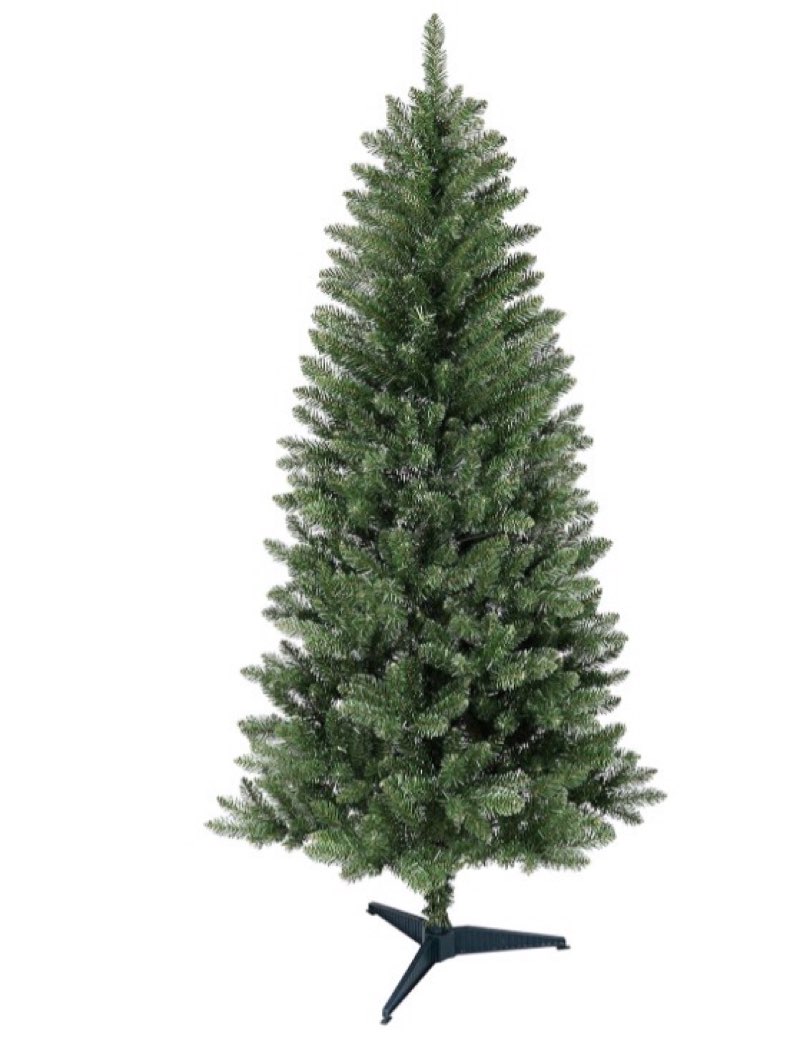 Puleo International 6' Carson Pine Unlit Artificial Christmas Tree with Stand, Green (CP-60)