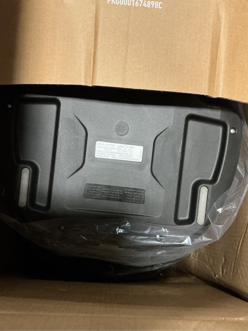 Condition photo showing Good Condition for graco turn2me 3-in-1 rotating convertible car seat, manchester, featuring headrest and harness adjust, easy installation and steel reinforced frame