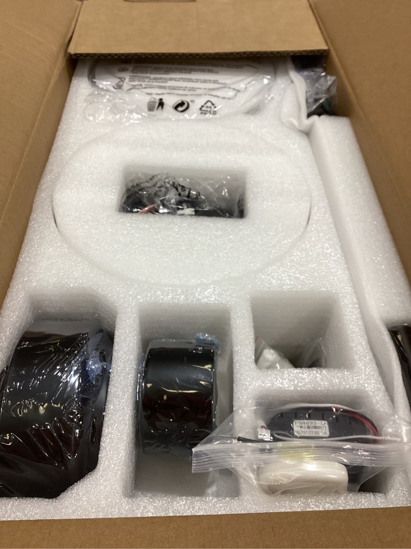 Condition photo showing Good Condition for fanbulous 56 inch ceiling fans with lights and remote, reversible 6 blades, dimmable, 3000k-6000k adjustable, outdoor ceiling fans for patios, large ceiling fan for indoor or covered outdoor-black black 56 inch