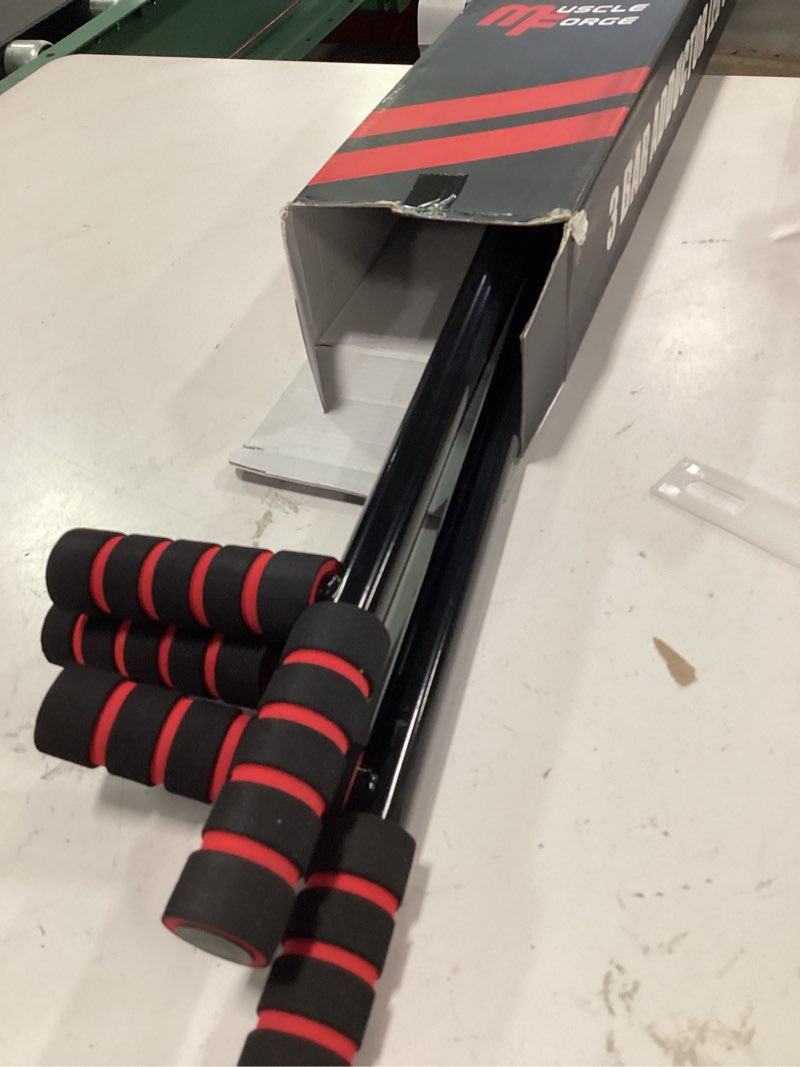 Condition photo showing Good Condition for 3 Bar Leg Stretcher for Splits and Adductor Stretch to Over 180°, Split Machine for Flexibility with 6 Regulations - Legs Spreader, Groin Stretcher, Ballet, with Padded Grips and Strap