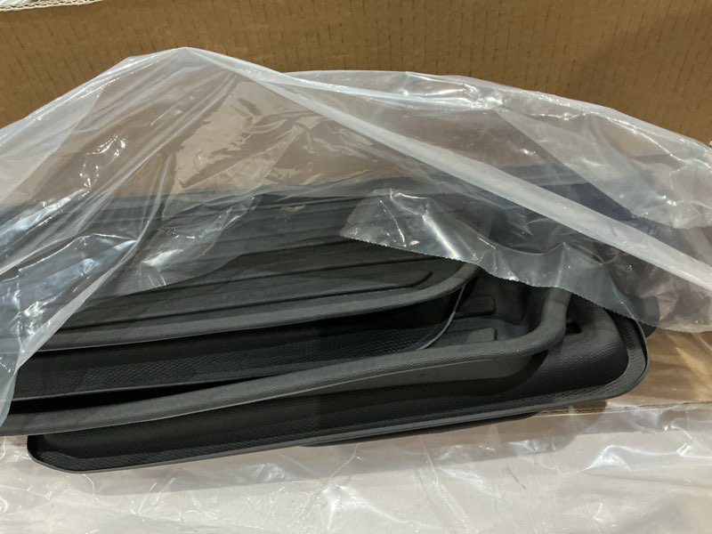 Condition photo showing Good Condition for floor mats for 2024 2025 2026 hyundai santa fe car mat accessories(fit hybrid and gas), all weather tpe cargo mat trunk mat with backrest mats(floor mats+2-in-1 cargo mat)