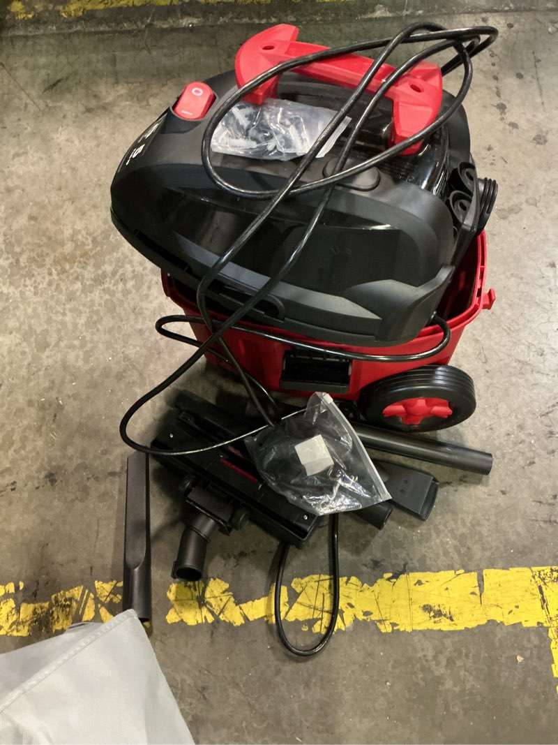 Condition photo showing As Is for Vacmaster 4-Gallon 5 Peak HP Household Wet/Dry Vacuum - VF408B 1101 Latest Version