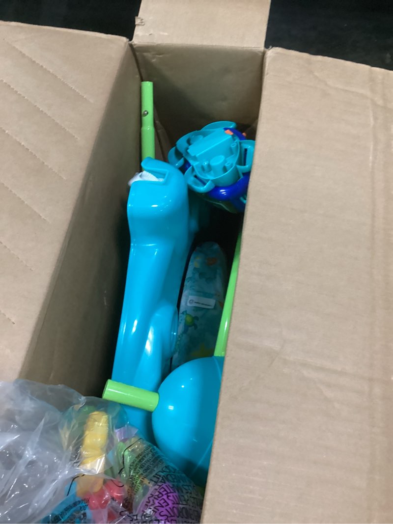 Condition photo showing As Is for Baby Einstein Ocean Explorers Curiosity Cove 2-in-1 Educational Activity Jumper and Floor Toy, Max weight 25 lbs., Ages 6 Months+, Unisex