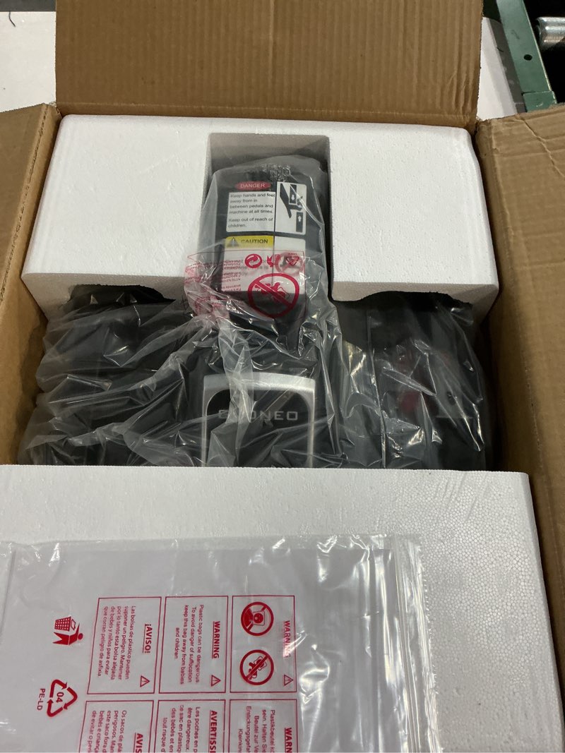 Condition photo showing Good Condition for Under Desk Elliptical Machine, Electric Elliptical Exerciser for Senior, Quiet & Small Electric Seated Pedal Exerciser for Home with Display Monitor, Remote Control & 12 Adjustable Speeds Black