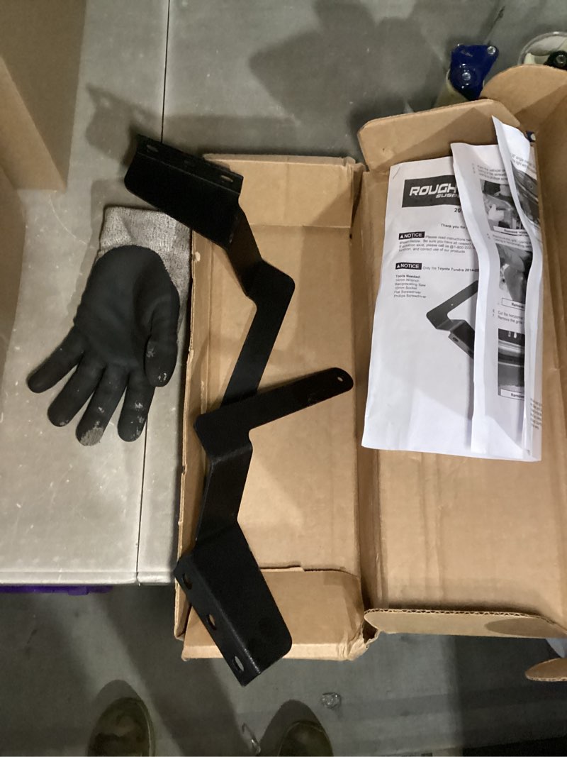 Condition photo showing Good Condition for cali raised led 32 inch lower bumper hidden led light bar brackets kit for 2014-2021 tundra (brackets only) no switch brackets only