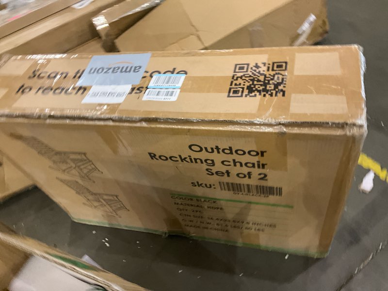 Outdoor rocking chair set