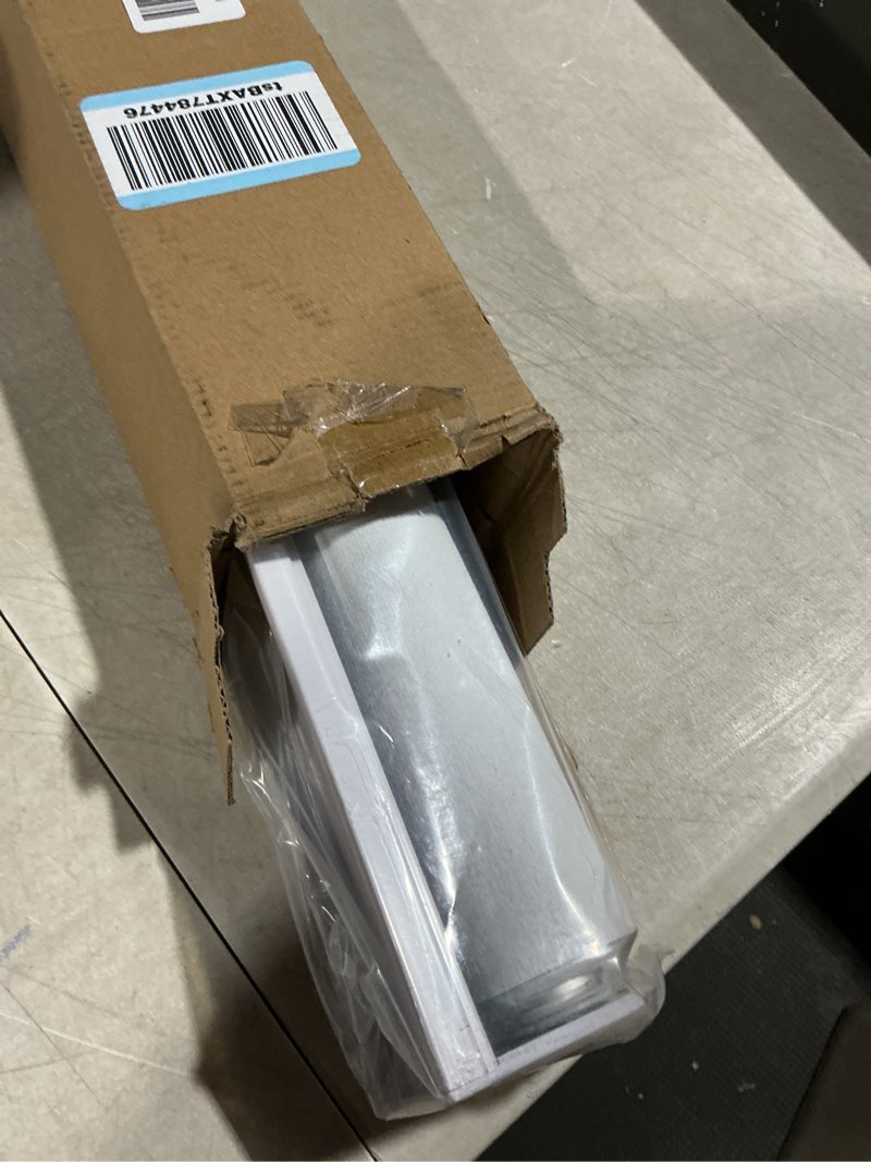 Condition photo showing Good Condition for GENIMO 100% Blackout Roller Window Shades, Window Blinds Cordless with Thermal Insulated, UV Protection Fabric, Mini French Door Blinds for Home, Office, Bedroom, Easy to Install, Linen, 21" W X 72" H A.linen White | 100% Blackout 21"W x 72"H