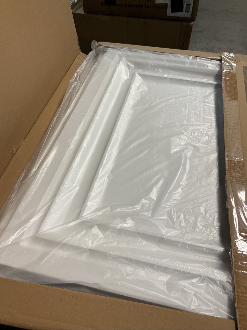 Condition photo showing Good Condition for art3d pvc ceiling tiles, 2'x2' plastic sheet in white (12-pack) 24"x24" white 1 12