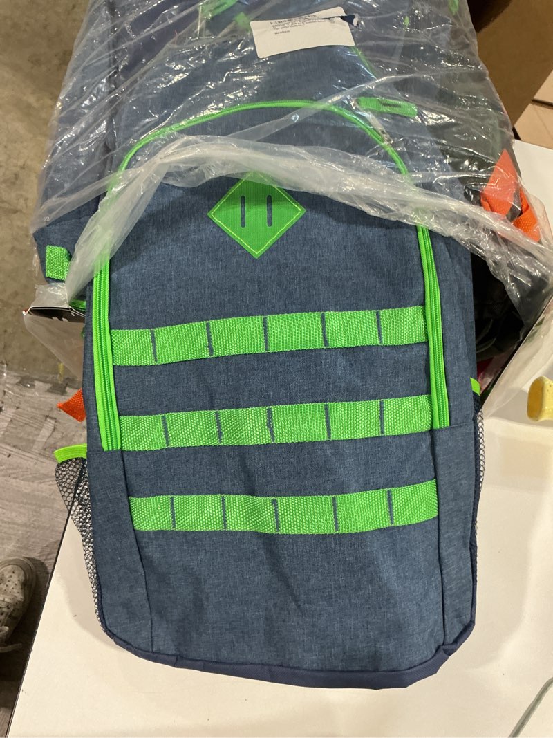 Condition photo showing Good Condition for 24-pack 19\" basic backpacks for kids - bookbags in bulk for elementary, middle, and high school students, 4 assorted colors | assorted colors durable bags in bulk for elementary, middle, & high school students, charity donations & school drives