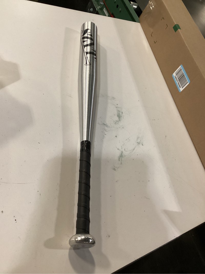 Condition photo showing Good Condition for baseball bat softball bat t-ball bat home defense self-defense aluminum alloy lightweight high gloss silver 25 inch
