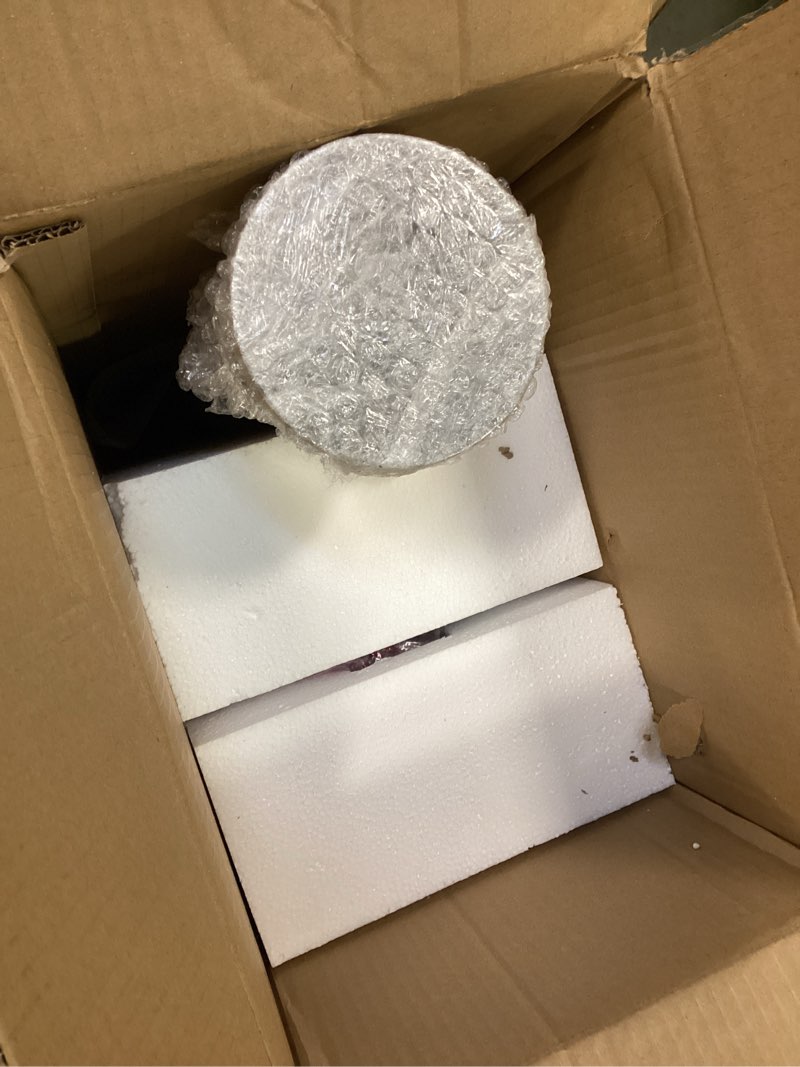 Condition photo showing New/Like New for 47.3 Inch Black Solar Lamp Posts Outdoor Waterproof Aluminum Solar Pole Lights with Water Ripple Glass Dusk to Dawn Outdoor Post Lights Hard Wired Include Remote Control and LED Bulb Matte Black 47.3 inch
