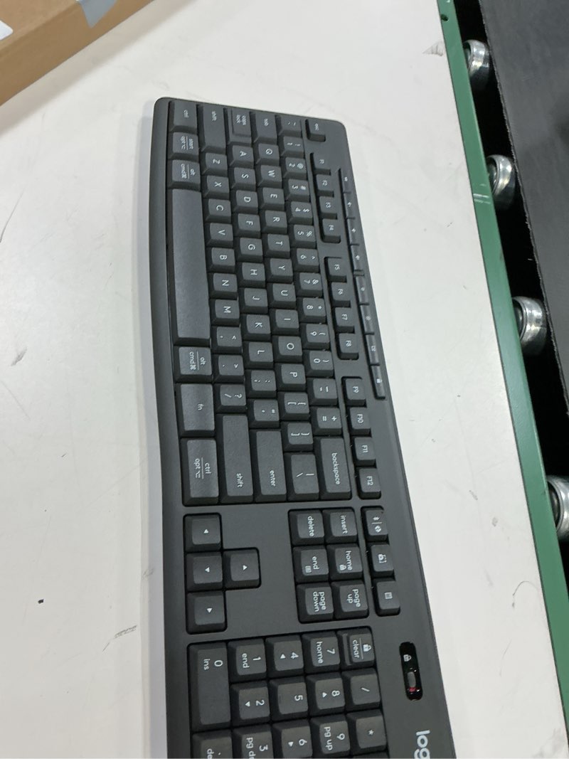 Condition photo showing As Is for Logitech MK370 Combo for Business, Wireless Full-Size Keyboard and Wireless Mouse, Secure Logi Bolt USB Receiver, Bluetooth, Globally Certified Windows/Mac/Chrome, Linux - Graphite