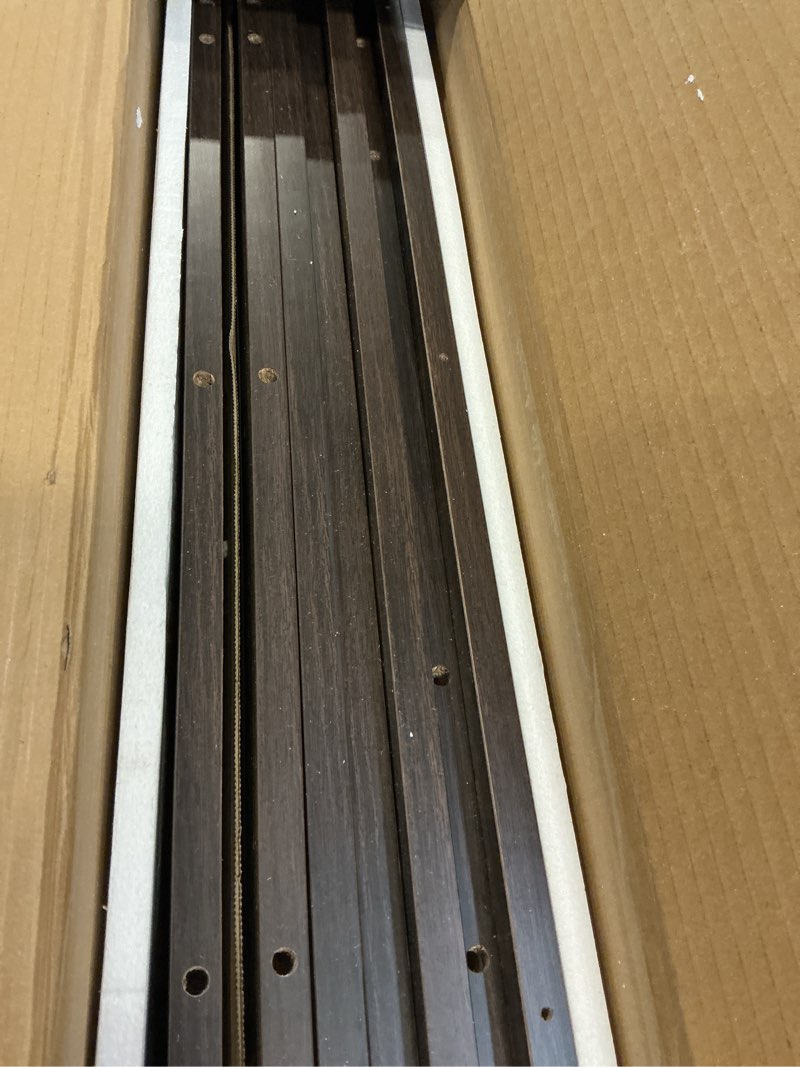 Condition photo showing As Is for (Incomplete, box 2/2] Garvee Dog Crate Furniture, 71\" Heavy Duty Dog Kennel Furniture with 3 Storages and Removable Divider, Furniture Style Double Dog Crate Table Indoor TV Stand for Large Medium Dogs, Dark Walnut