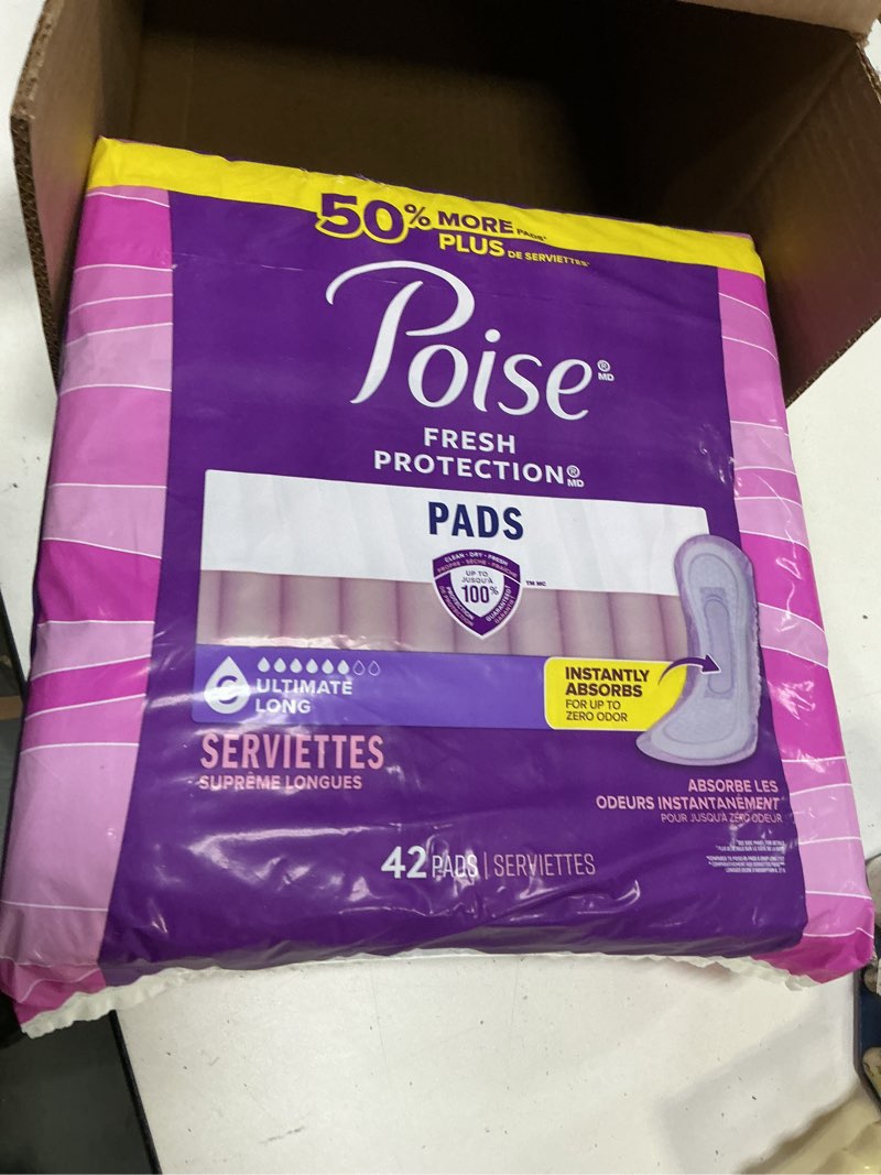 Condition photo showing New/Like New for always discreet adult incontinence underwear for women and postpartum underwear, extra large, up to 100% bladder leak protection, (1 packs of 42) x-large 42