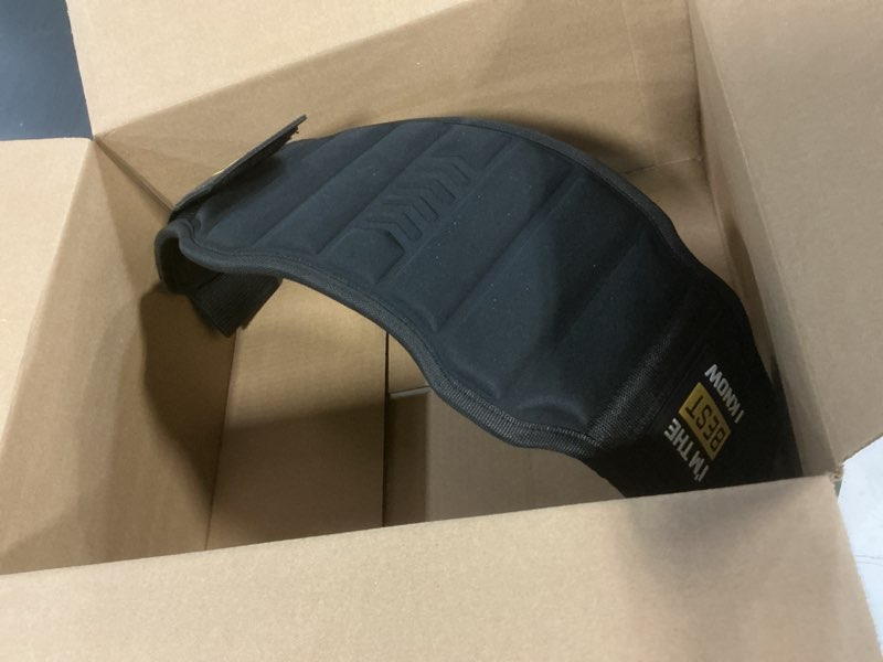 Condition photo showing Good Condition for Weight Lifting Belt, Lifting Belt for Men and Women, Workout Belt, Gym Belt for Squats, Lunges, Dead