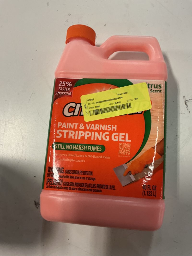 Condition photo showing New/Like New for similar max strip paint & varnish citrus stripper - 40oz - strips multiple layers - removes latex and oil based paints - no methylene chloride no nmp powerful no drip gel formula