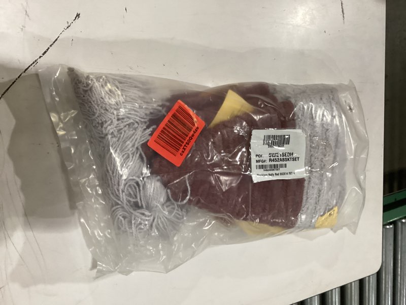 Condition photo showing New/Like New for Stockings - Holly Red 4-Piece Stocking Set