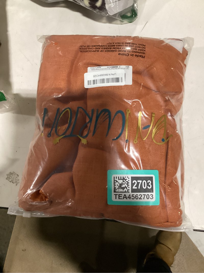 Condition photo showing Good Condition for burnt orange curtains for living room 2 panels set 84 inches long back tab pocket boho window drapes ceiling to floor length curtains for bedroom door vertical blinds home office decor 84 inch length 52"w x 84"l (pack of 2) burnt orange