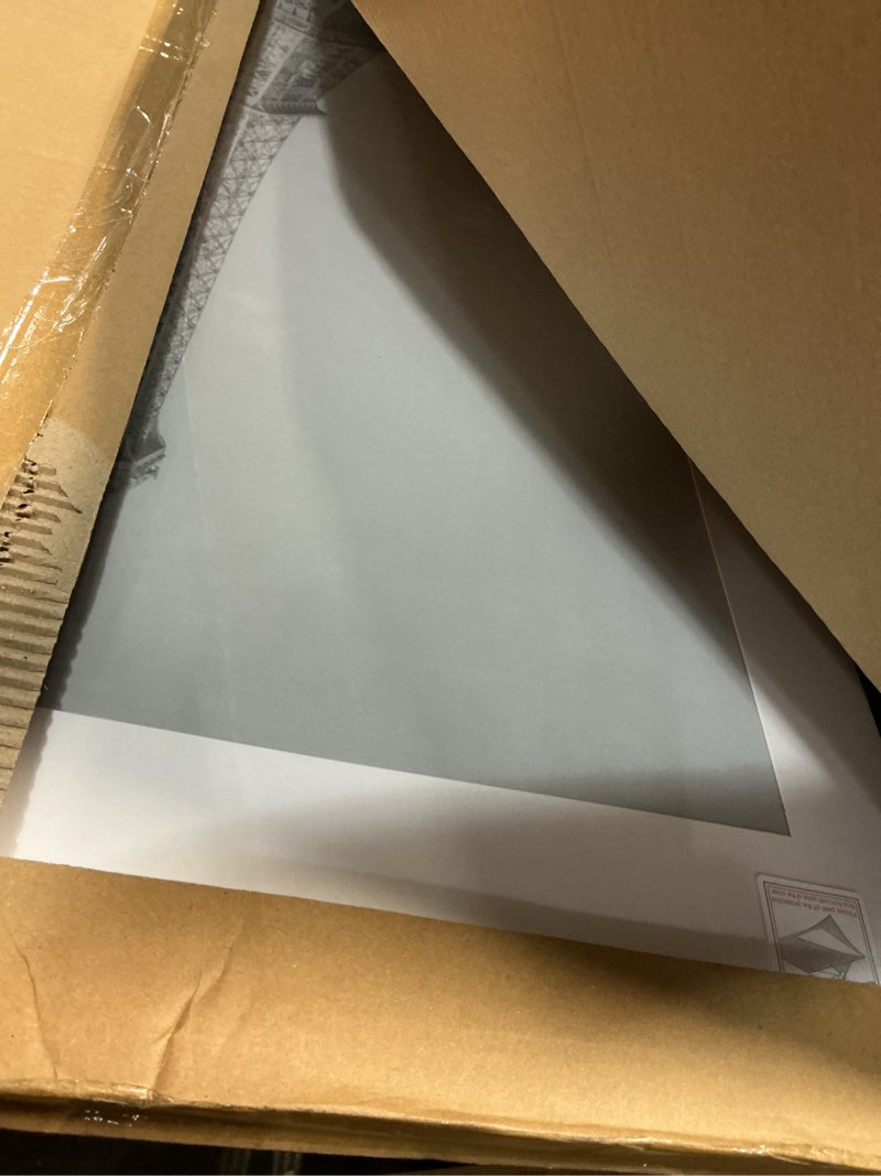 Condition photo showing New/Like New for upsimples 24x36 poster frame, display pictures 20x30 with mat or 24 x 36 without, wall hanging picture frames, black, 1 pack black 24x36