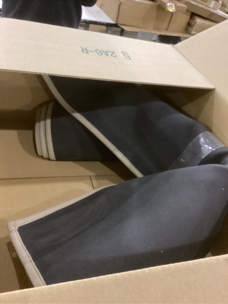 Condition photo showing As Is for LEKEEPGO Door Mat 36"x59", Non Slip Door Mat Indoor Entrance, Rubber Backing Front Indoor Door mat Washable Absorbent Low-Profile Entryway Entry Resist Dirt Inside Door Mats, Khaki 3' x 4'11" (Rectangular) Khaki