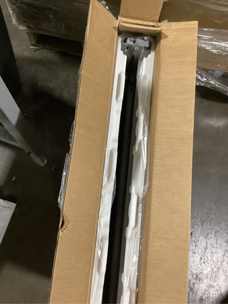 Condition photo showing Good Condition for Folding Table 4 Foot Portable Heavy Duty Plastic Fold-in-Half Utility Table Small Indoor Outdoor Adjustable Height Folding with Carrying Handle, Camping and Party,White | Portable, Heavy Duty, Fold-in-Half, Indoor Outdoor, Adjustable Height, Folding