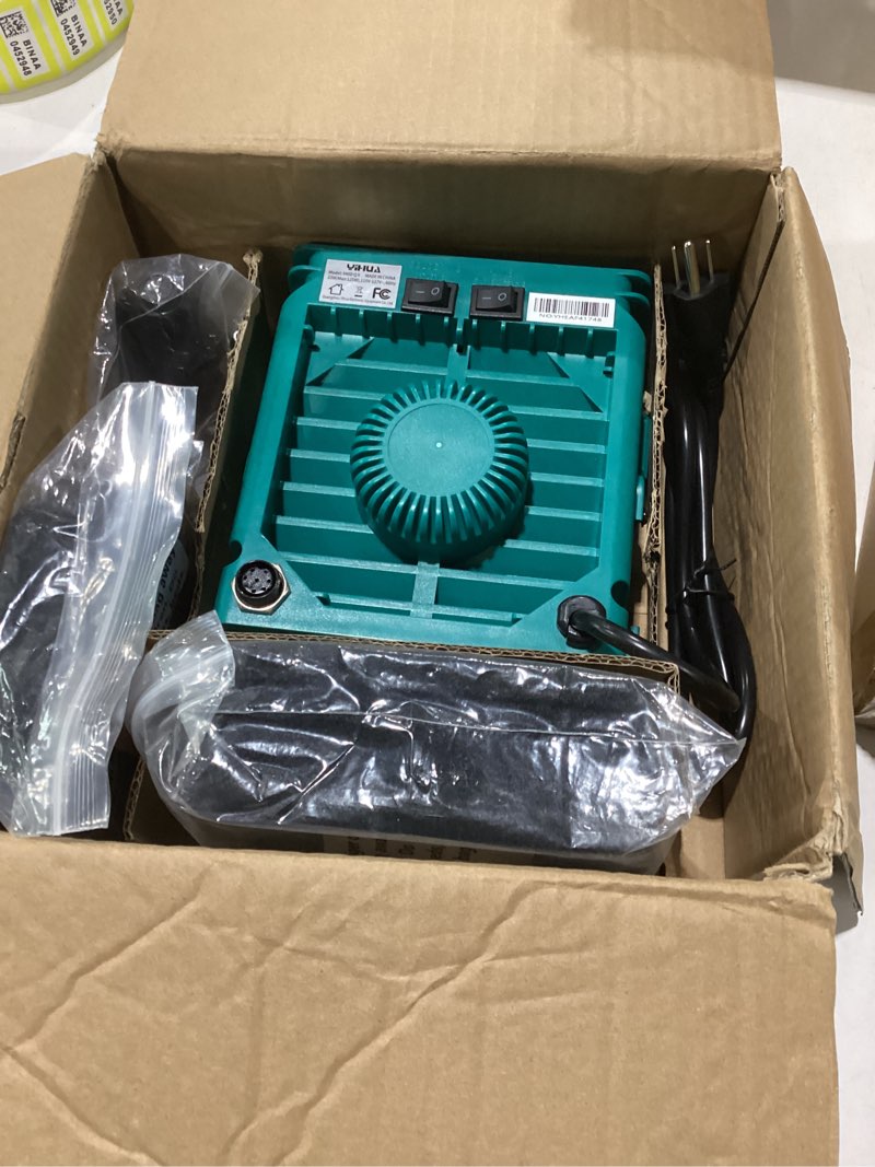 Condition photo showing New/Like New for yihua 948dq-ii soldering fume extractor 2-in-1 60w adjustable temperature control solder iron station smoke absorber remover fan with 1 solder wire, 8 filters and 3 soldering tips
