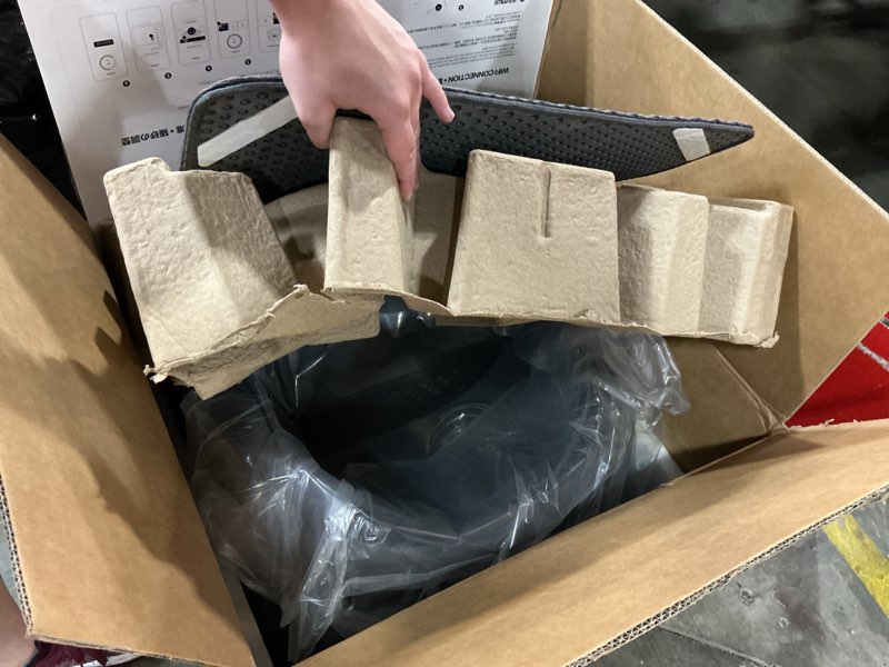Condition photo showing New/Like New for neakasa m1 plus open-top self-cleaning cat litter box, 360° safety sensors, advanced odor & leak control, automatic for large & multi-cat homes, litter mat & 2 rolls refill bags included
