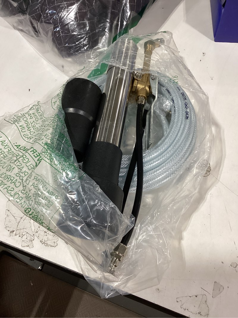 Condition photo showing As Is for similar product not like stock photodiversey d3191746 ready-to-dispense rtd water hook-up kit, includes y-connector, shut-off valve, female quick connect, and 5-foot hose (3/8-diameter)
