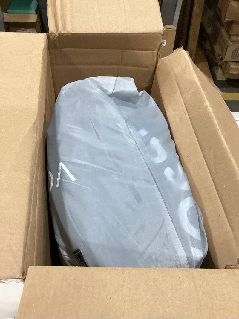 Condition photo showing Good Condition for Air Mattress Queen with Built in Pump,18'' Inflatable Mattress of Vertical Beams,Self Inflatable/Deflation Blow Up Mattress in 3 Mins,Flocked Top Airbed with Carry Bag for Home, Camping Blue Queen 18 inch