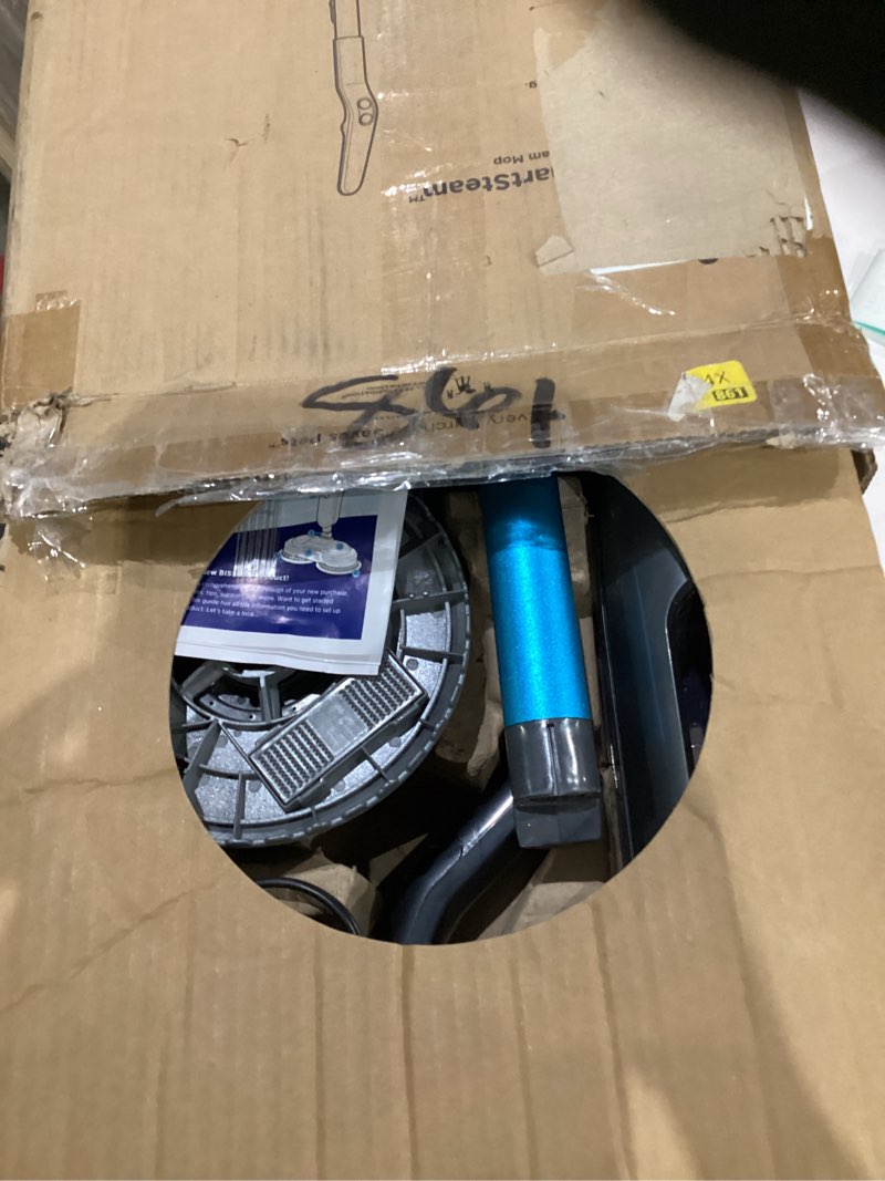 Condition photo showing As Is for BISSELL Spinwave SmartSteam All-in-One Scrubbing and Sanitizing Electric Hard Floor Mop w/LED Headlights & Swivel Steering 3897A