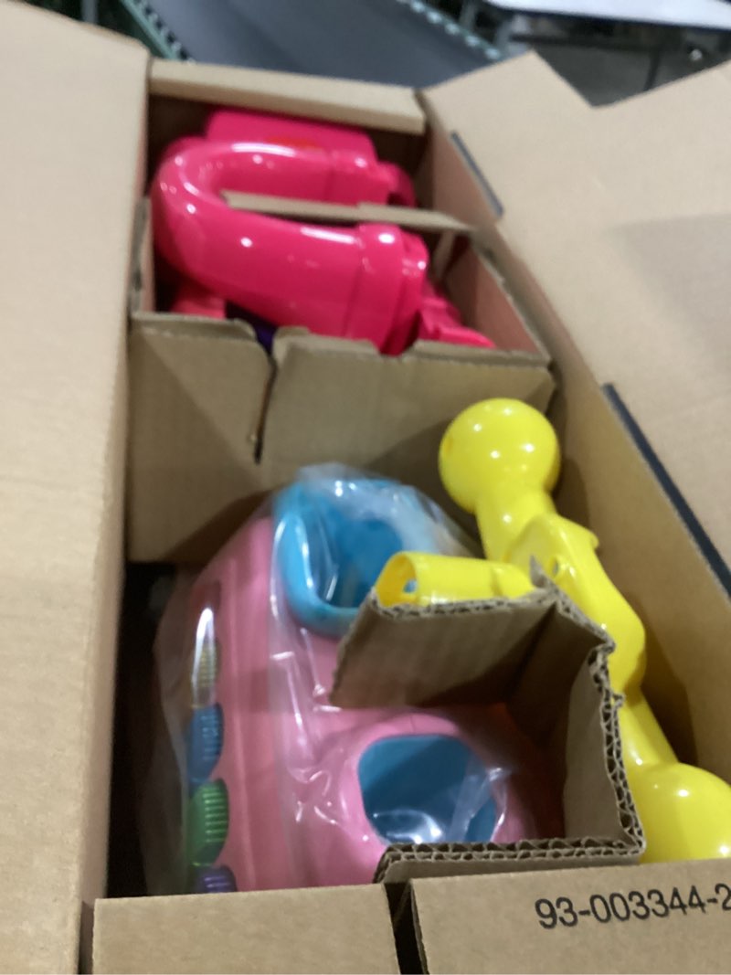Condition photo showing As Is for vtech sit-to-stand ultimate alphabet train (frustration free packaging), pink train pink frustration free packaging