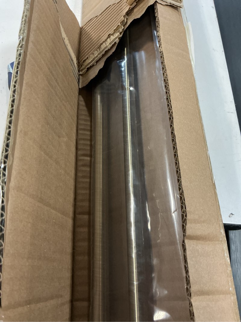 Condition photo showing Good Condition for Double Curtain Rods Antique Bronze,Room Darkening Drapery Rod for 48-84 Inches,Adjustable 3/4 Inches Front and 5/8 Inches Back Quality Metal Rod for Window,Wrap Around Design 48-84" Antique Bronze