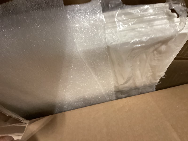 Condition photo showing As Is for art3d 12-pack smooth drop ceiling tile 2ft x 2ft - fire-rated, waterproof, reusable - premium pvc, no sag and breakage - cover 48 sq. ft, white 24*24 square white 12