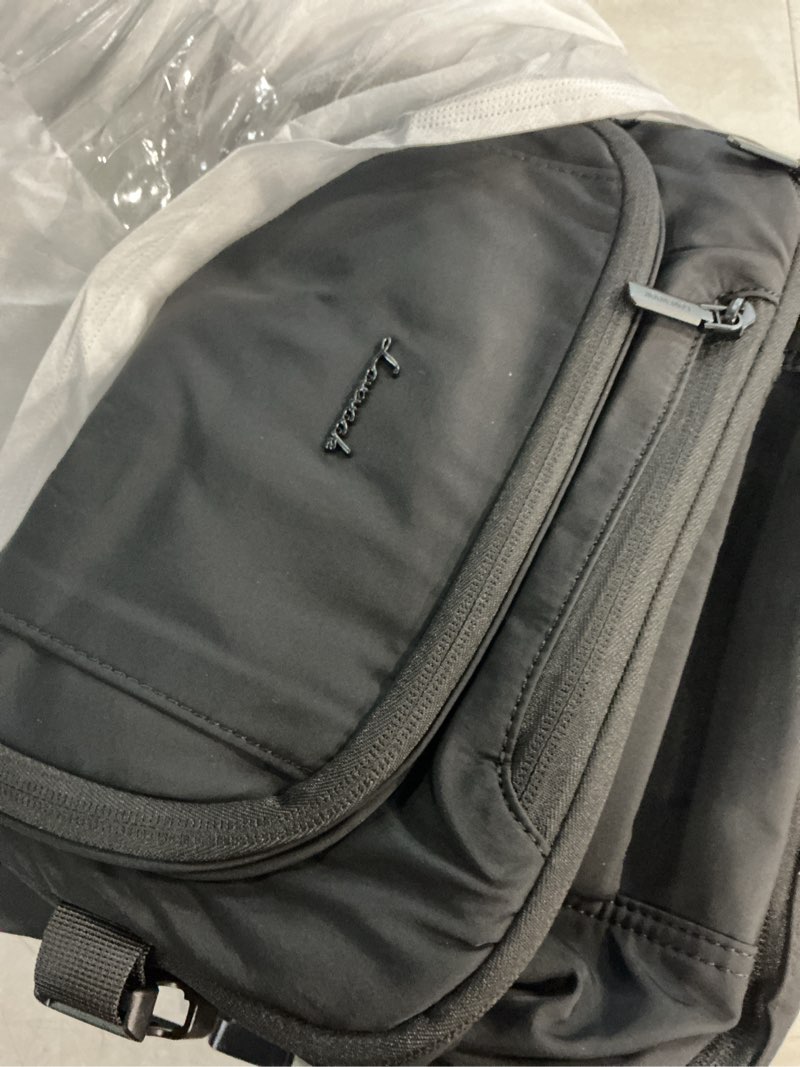 Condition photo showing Good Condition for lovevook travel backpack for women & men, 40l large carry on backpack airline approved, tsa personal item weekender bag, water resistant laptop backpack with 3 packing cubes for travel essentials 18 inch black