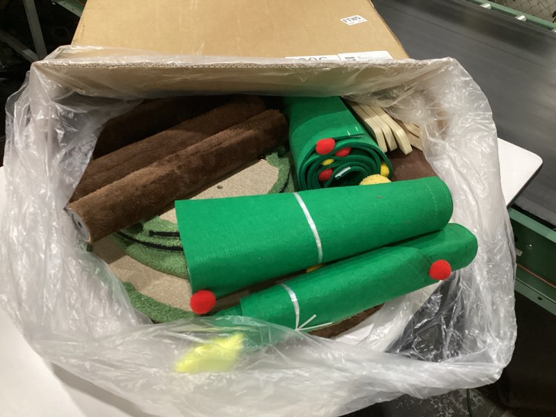 Condition photo showing Good Condition for Christmas Cat Tree with 3 Cat Houses, 59 inch Cat Tower for Indoor Cats, Cat Furniture with Teaser Toy for Christmas Decoration