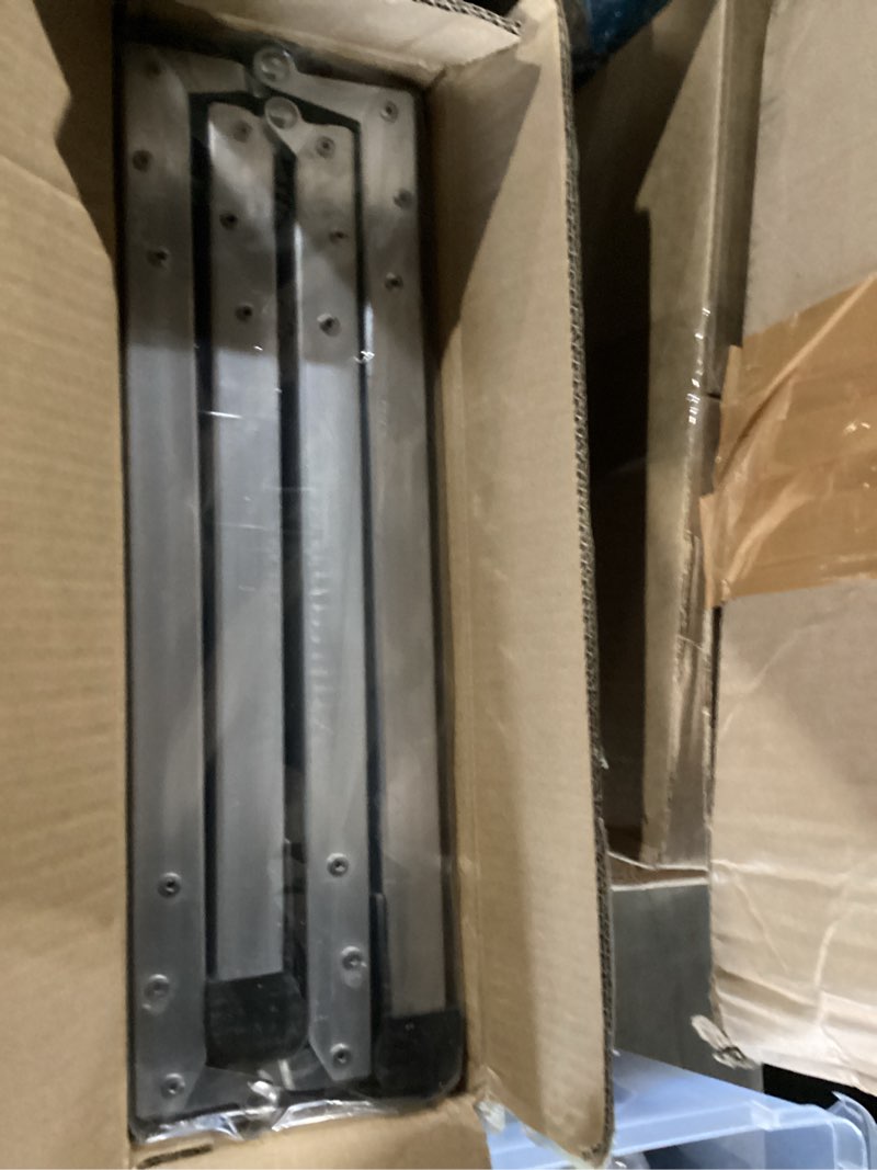 Condition photo showing New/Like New for Dog Ramp for Car (200 lbs), Extra L71” W17” Folding Pet Ramp for Large Dogs with with Heavy Duty Hinges, Outdoor Anti-Slip Foldable Dog Car Ramps for SUV Truck Side Door (4 Folded)