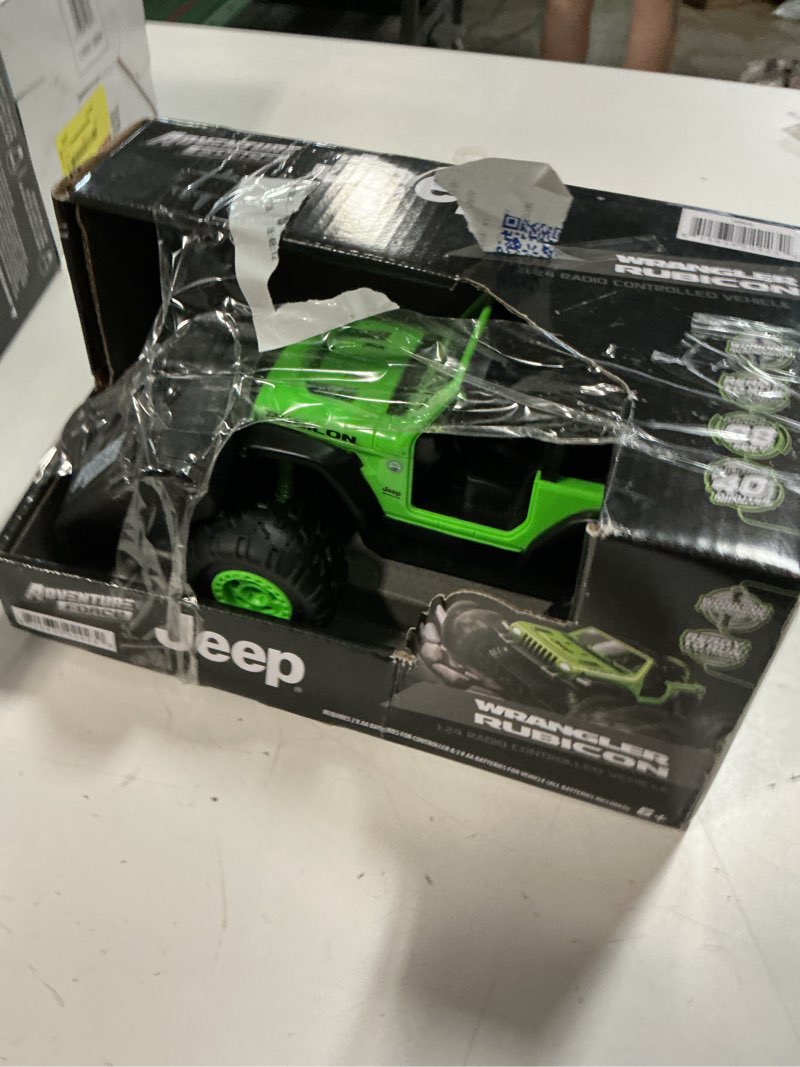Condition photo showing As Is for adventure force radio control 1:24 jeep rubicon