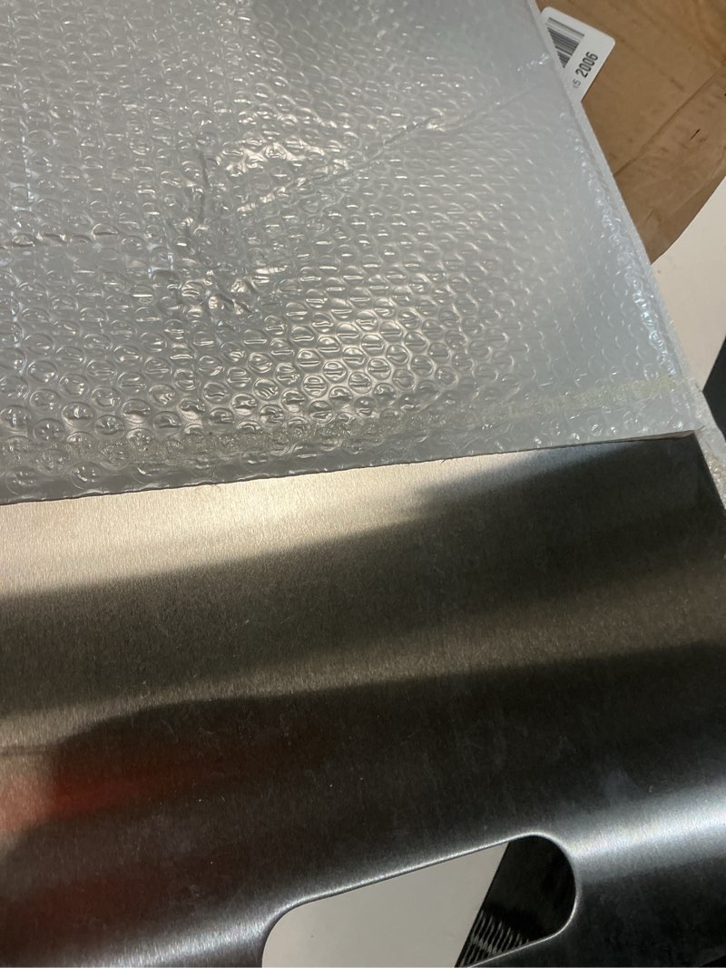 Condition photo showing Good Condition for titanium cutting board - 2026 new 100% pure titanium cutting boards, food-grade,non-slip surface, dishwasher safe, elegant serving tray, for charcuterie, meat, vegetables, easy clean, 18.1"x11.8" 18.1"l x 11.8"w