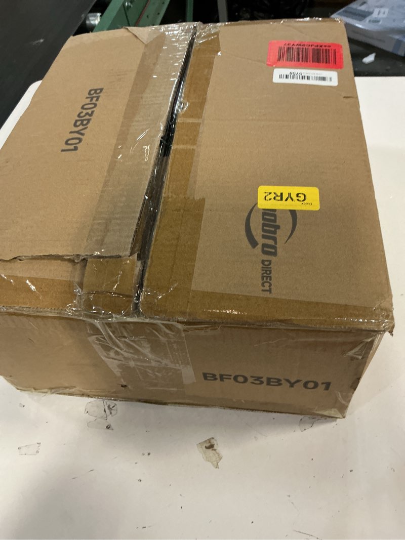 Condition photo showing New/Like New for HOOBRO Bar Stools, Set of 2 Bar Chairs, Kitchen Round Height Stools with Footrest, Breakfast Bar Stools, Sturdy Steel Frame, for Dining Room, Kitchen, Party, Easy Assembly, Rustic Brown BF03BY01 1 Rustic Brown