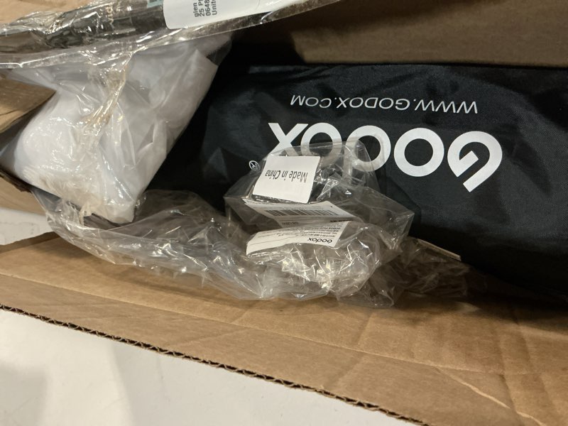 Condition photo showing As Is for Godox 31.5" / 80cm Octagon Reflective Umbrella Soft Box Silver with Carrying Bag Portable Octagon Flash Umbrella Softbox Reflector Octabox for Studio Photography Flash Speed Light 31.5in