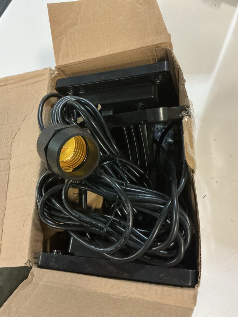 Condition photo showing Good Condition for solar light bulb dusk to dawn outdoor waterproof 3000k with cable 9.8ft portable solar powered pendant lingting for replacement diy, chicken coop, shed 2 pack 2 pack shadeless