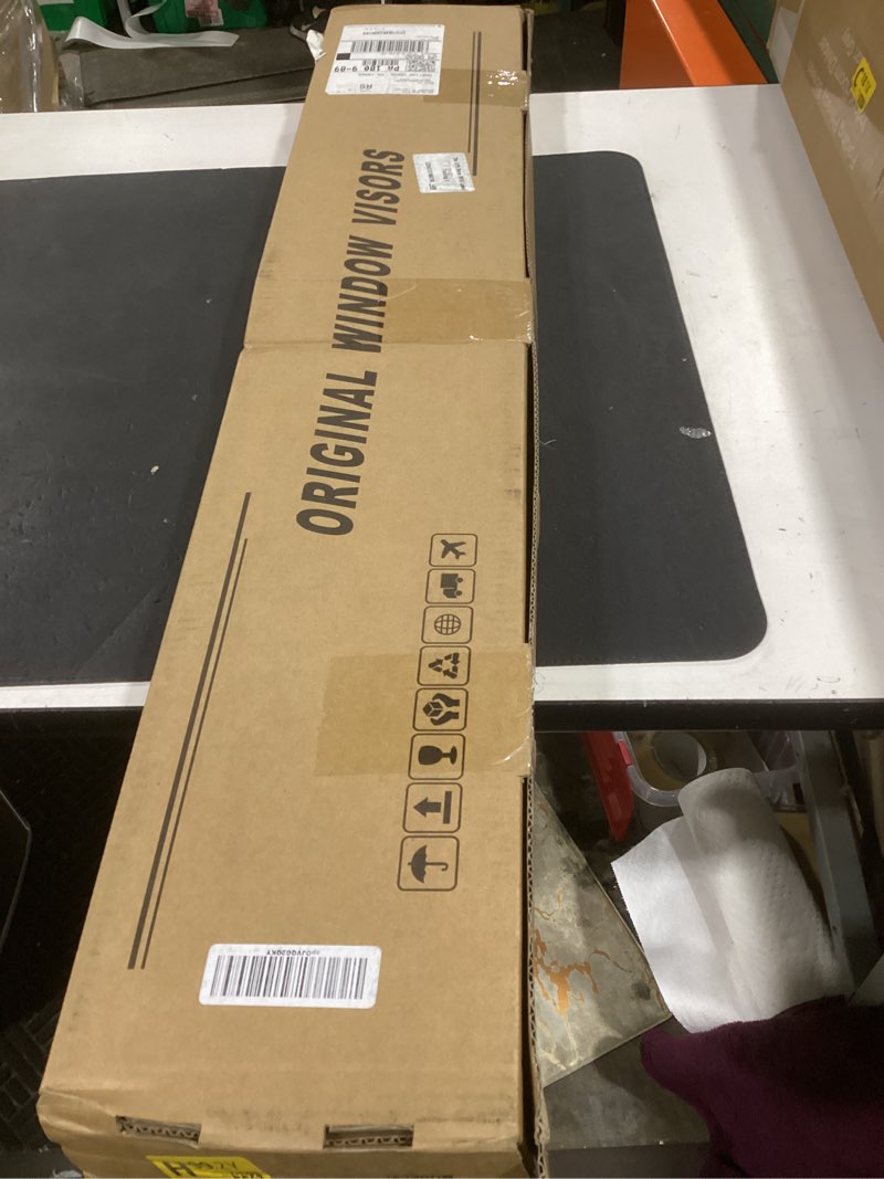 Condition photo showing New/Like New for window visors rain guards compatible with 2021-2026 chevy tahoe, out-channel side window wind deflectors vent shades accessories for 21-26 gmc yukon (not for yukon xl), 2022 2023 2024 2025 2021-2026 chevy tahoe/gmc yukon