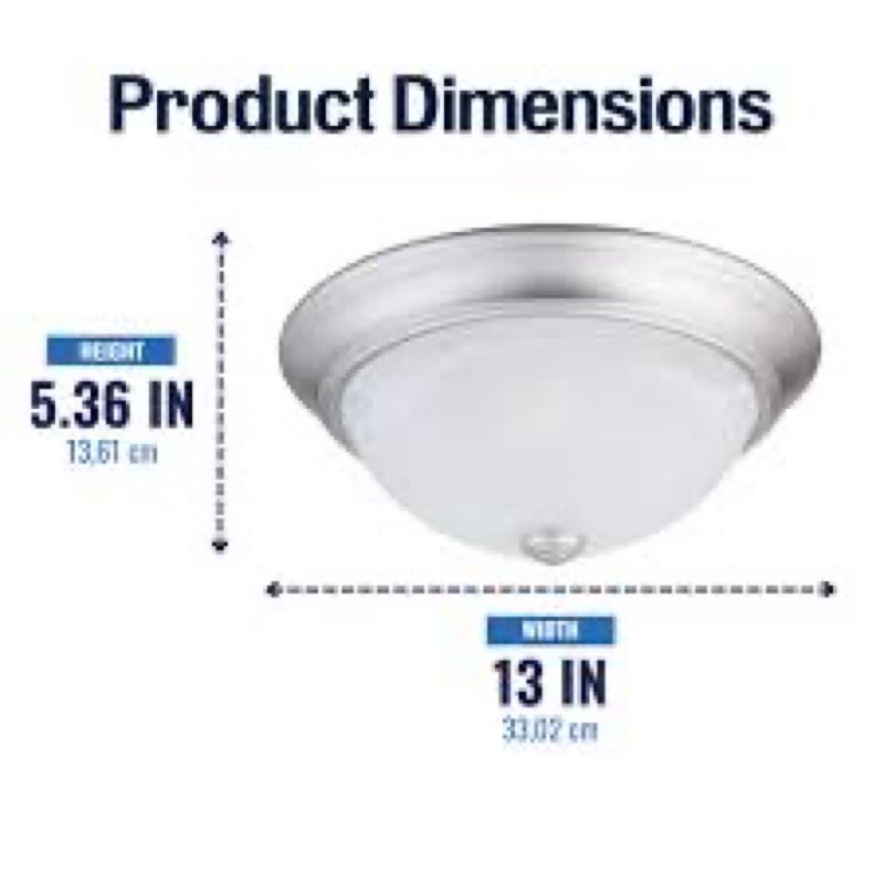 (Similar)HomePlace Lighting 214731BN Bates Traditional Soft White Glass Bowl Flush Mount Ceiling Light, 2-Light 60;Total Watts, 5\\\" H x 15\\\" W, Brushed Nicke
