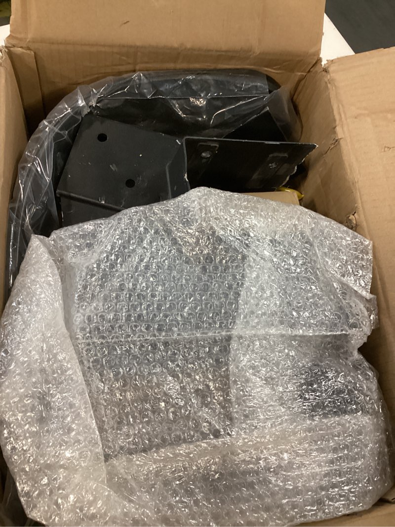 Condition photo showing Good Condition for heavy duty swing sets brackets including 2 black a-frame swing set brackets 2 swing seats and 4 swing hangers for playground equipment mounting parts hardware included (b007) b+b