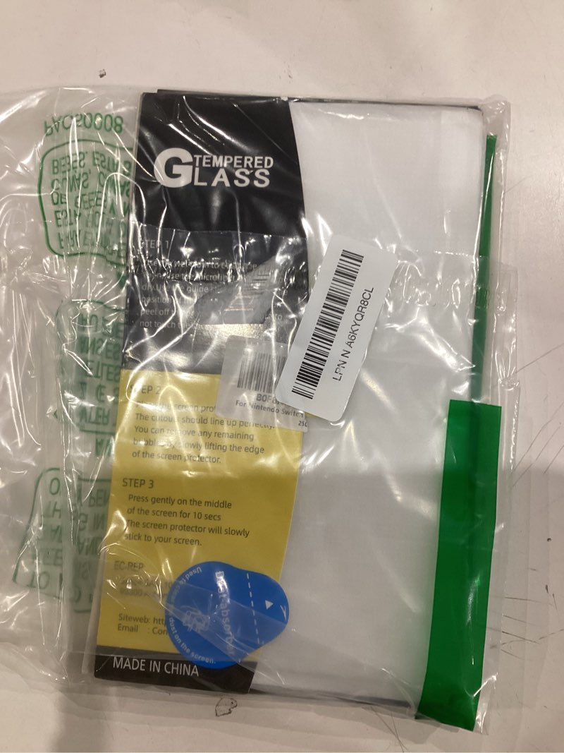 Condition photo showing Good Condition for NEW'C 3 Pack Designed for Nintendo Switch 2 Screen Protector Tempered Glass, Case Friendly Anti Scratch Bubble Free Ultra Resistant swit2 7.9 inches Transparent